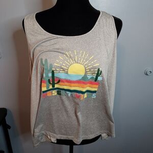 Joyspun Size 2X(18w-20w) Tank Top Sleepwear Desert Vibes